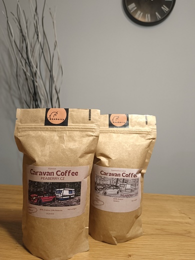 CARAVAN COFFEE, káva z Ugandy, 80% Arabica, 20% Robusta či Decaf